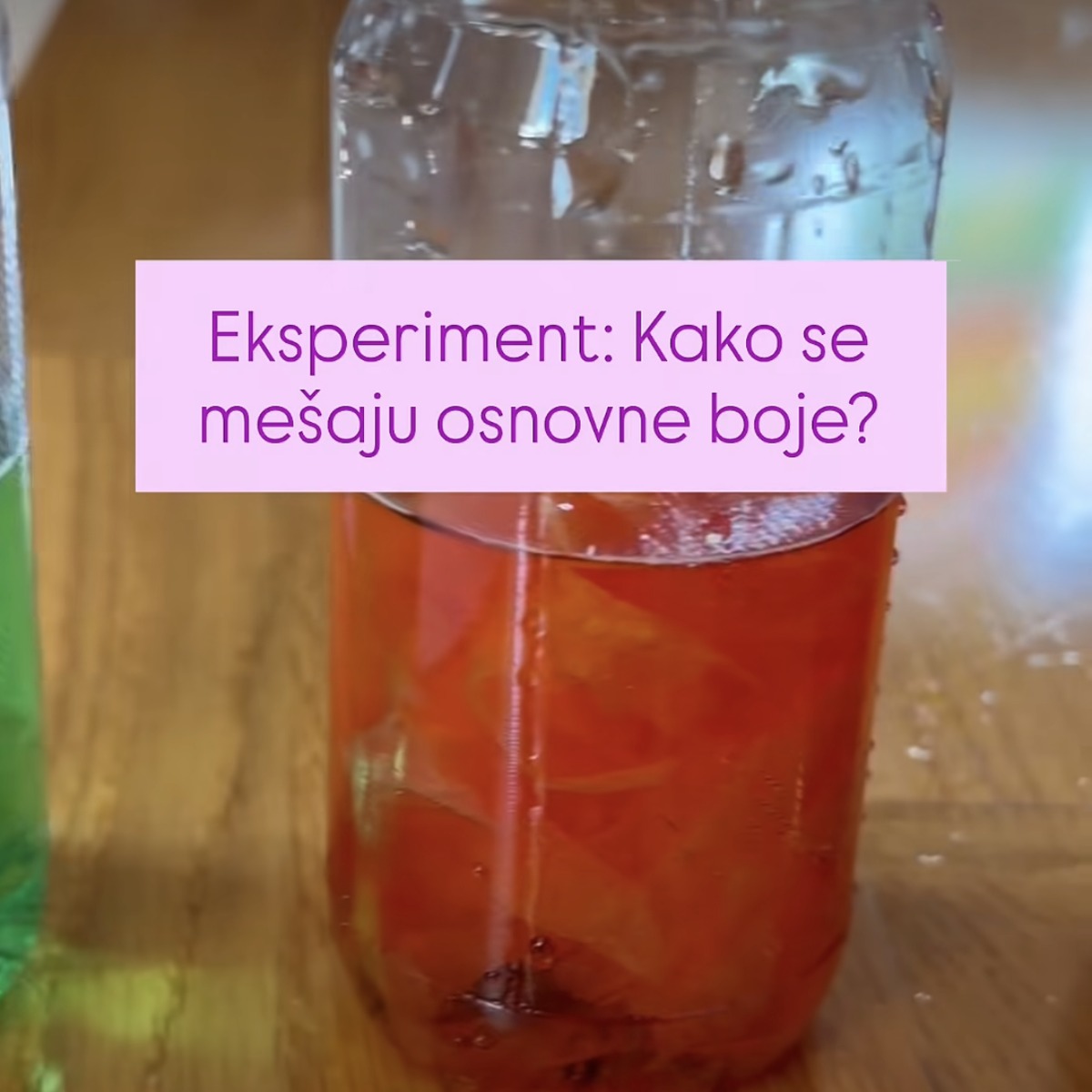 Probaj i posmatraj: kako se mešaju osnovne boje