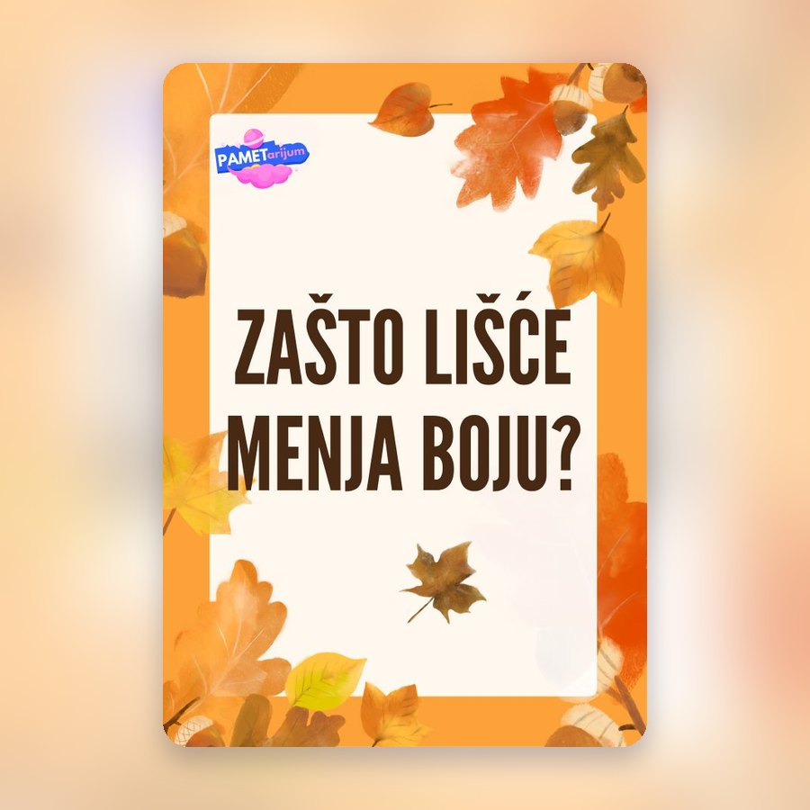 Zašto lišće menja boju?